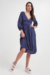 Sukienka kopertowa Garbo WEEKEND MAX MARA. Sukienki damskie Weekend Max Mara, xs, bez wzorów, bez kołnierzyka, bez ramiączek, kopertowe. W wyprzedaży za 553.84 zł.