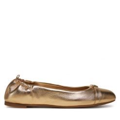Baleriny MICHAEL Michael Kors. Żółte balerinki damskie MICHAEL Michael Kors, bez wzorów, bez obcasa, bez zapięcia. Za 339.99 zł.