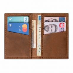 Skórzany Portfel Męski SW03 Brødrene J Brąz. Portfele męskie bez wzorów, ze skóry. Za 79.00 zł.
