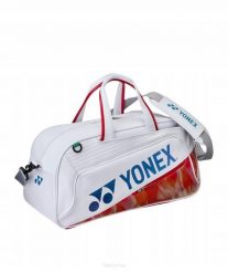 Torba tenisowa Yonex Expert Boston Bag. Białe torby sportowe męskie YONEX, bez wzorów, z materiału, na ramię. Za 639.00 zł.