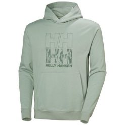 Bluza Helly Hansen Core Graphic. Szare bluzy męskie Helly Hansen, m, bez wzorów, bez ramiączek, bez kaptura. Za 361.70 zł.