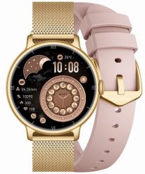 Smartwatch Gravity GT33-1 Złoty. Żółte zegarki smartwatch Gravity, bez wzorów. Za 175.62 zł.