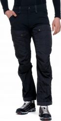 Spodnie keb-550-black-50 (l) FJALLRAVEN. Czarne spodnie sportowe męskie NoName, l, bez wzorów. Za 947.68 zł.