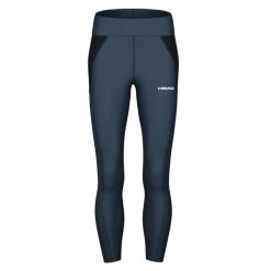 Damskie legginsy Head Tech. Niebieskie legginsy damskie Head, bez wzorów, z elastanu, tenisowe. Za 306.00 zł.