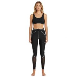Legginsy treningowe damskie Morotai Performance Dual Mesh. Czarne bielizna sportowa damska MOROTAI, xl, bez wzorów, z elastanu. W wyprzedaży za 127.00 zł.