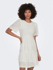 JDY Sukienka letnia Carla 15254680 Biały Regular Fit. Białe sukienki damskie JDY, na lato, xl, bez wzorów, z syntetyku, bez kołnierzyka, bez ramiączek. Za 109.99 zł.
