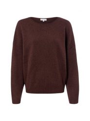 Marie Lund Sweter Kobiety brązowy, M. Brązowe swetry nierozpinane damskie Marie Lund, m, bez wzorów, z wełny, bez kołnierzyka, bez ramiączek. Za 249.95 zł.