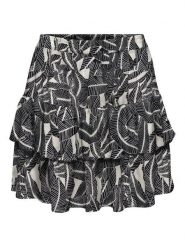 ONLY Spódnica mini Nova 15372459 Szary ciemny Regular Fit. Szare spódnice damskie ONLY, s, bez wzorów, z wiskozy, maxi. Za 129.99 zł.