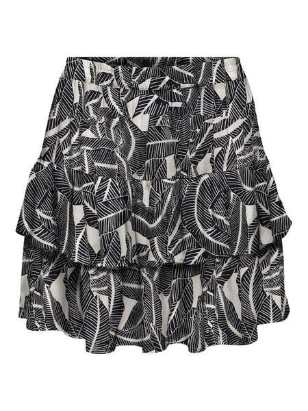ONLY Spódnica mini Nova 15372459 Szary ciemny Regular Fit. Szare spódnice damskie ONLY, s, bez wzorów, z wiskozy, mini. Za 82.99 zł.