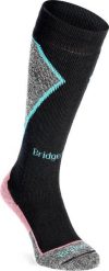Bridgedale Skarpety narciarskie damskie Bridgedale Ski Mid+ Merino P Pattern - blk/crl 41 - 43. Skarpetki damskie Bridgedale, bez wzorów. Za 139.00 zł.