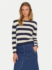 JDY Sweter Plum 15277223 Granatowy Regular Fit. Niebieskie swetry nierozpinane damskie JDY, xl, bez wzorów, z wiskozy, bez kołnierzyka, bez ramiączek. Za 109.99 zł.
