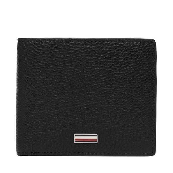 Portfel Tommy Hilfiger. Czarne portfele męskie Tommy Hilfiger, bez wzorów. Za 264.99 zł.