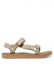 Teva Sandały Original Universal 1003987 Beżowy. Brązowe sandały damskie Teva, bez wzorów, z materiału, bez obcasa, bez zapięcia. Za 239.99 zł.