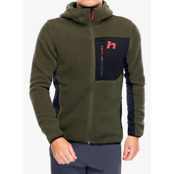 Kurtka polarowa męska Hannah Kodiak Hoody. Zielone kurtki męskie Hannah, m, bez wzorów, z polaru, sportowe, bez kaptura. Za 298.99 zł.