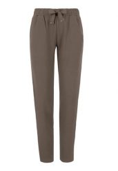 Spodnie dresowe N-MILLA. Brązowe spodnie dresowe damskie Volcano, bez wzorów, z bawełny, klasyczne, wspinaczkowe. Za 119.99 zł.