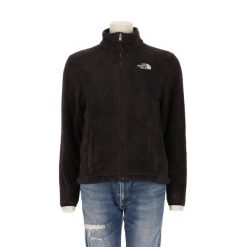 Second life - Damska kurtka z polaru Osito TNF - Stan bardzo dobry. Czarne kurtki sportowe damskie The North Face, s, bez wzorów, z materiału, bez ramiączek, bez kaptura, trekkingowe. Za 212.96 zł.