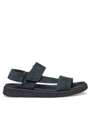 Geox Sandały U Xand 2S U15BGB 00032 C4002 Granatowy. Niebieskie sandały męskie Geox, bez wzorów, z nubiku, bez zapięcia. Za 259.99 zł.