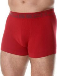 Brubeck BX00501A Bokserki męskie classic COMFORT COTTON ciemnoczerwony L. Czerwone bokserki męskie Brubeck, bez wzorów. Za 57.98 zł.