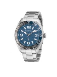 Nautica Zegarek NAPFWS307 Srebrny. Szare zegarki męskie Nautica, bez wzorów, srebrne. Za 659.99 zł.