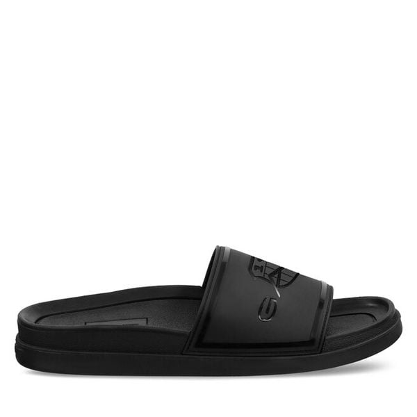 Klapki Gant. Czarne klapki męskie GANT, bez wzorów, bez zapięcia. Za 233.99 zł.