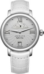 Zegarek damski Aerowatch 44938-AA14 biały. Białe zegarki damskie Orient. Za 2,817.02 zł.