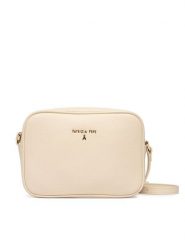 Patrizia Pepe Torebka CB8985/L001-W405 Écru. Listonoszki damskie Patrizia Pepe, bez wzorów, ze skóry, bez dodatków. Za 689.99 zł.
