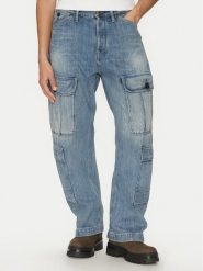 G-Star Raw Jeansy Bend 3D D26111-D499 H121 Niebieski Loose Fit. Niebieskie jeansy męskie G-Star Raw, z bawełny, retro. Za 539.99 zł.