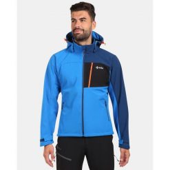 Męska kurtka softshell Kilpi ONTAVIO-M. Niebieskie kurtki męskie Kilpi, m, bez wzorów, z softshellu, sportowe, bez kaptura. Za 422.05 zł.