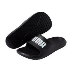 Trampki Puma Divecat V2 Lite Slide Flip Flops, Mężczyźni. Białe klapki męskie Puma, bez wzorów, z materiału, sportowe, bez zapięcia. Za 82.09 zł.