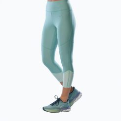 Legginsy damskie Mizuno Impulse Core 3/4. Niebieskie legginsy damskie Mizuno, bez wzorów, z elastanu. Za 119.99 zł.