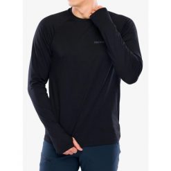 Bluza męska Marmot Windridge LS. Czarne bluzy męskie Marmot, m, bez wzorów, bez ramiączek, bez kaptura. Za 177.99 zł.