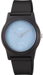 Zegarek QQ Zegarek męski QQ G22A-014V czarny. Czarne zegarki męskie Q&Q, bez wzorów. Za 177.00 zł.