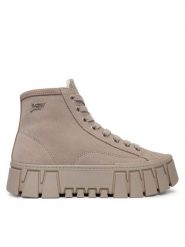 Tommy Jeans Trzewiki Tjw Platform Sneaker Mc Wl EN0EN03134 Szary. Szare botki damskie Tommy Jeans, bez wzorów, z jeansu, bez obcasa, na płaskiej podeszwie, bez zapięcia. Za 489.99 zł.