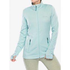 Bluza polarowa damska Columbia Park View Grid Fleece Full Zip. Zielone bluzy damskie Columbia, l, bez wzorów, z polaru, sportowe, bez ramiączek, bez kaptura. Za 245.99 zł.