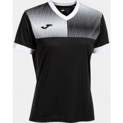 T-shirt Joma Eco Supernova dla kobiet w czerni i bieli - Rozmiar L. Białe t-shirty damskie Joma, l, bez wzorów, z poliesteru, sportowe, bez kołnierzyka, bez ramiączek. Za 176.99 zł.