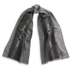 Szalik LAUREN RALPH LAUREN. Szare szaliki damskie Lauren Ralph Lauren, bez wzorów. Za 549.99 zł.