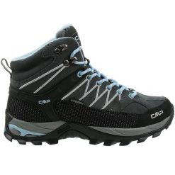 Damskie buty trekkingowe CMP Rigel Waterproof. Szare obuwie trekkingowe damskie CMP, z materiału, bez zapięcia. W wyprzedaży za 369.99 zł.