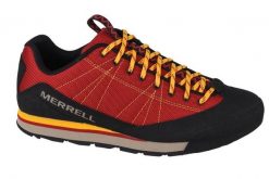 Buty trekkingowe męskie, Catalyst Storm. Czerwone trekkingi męskie Merrell, z materiału, przed kostkę, bez zapięcia. Za 309.99 zł.