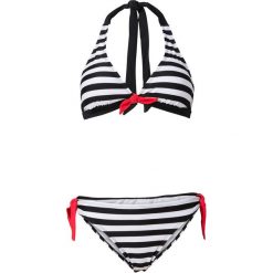 Bikini (2 części) bonprix czarno-biały. Czarne bikini bonprix, bez wzorów. Za 59.99 zł.
