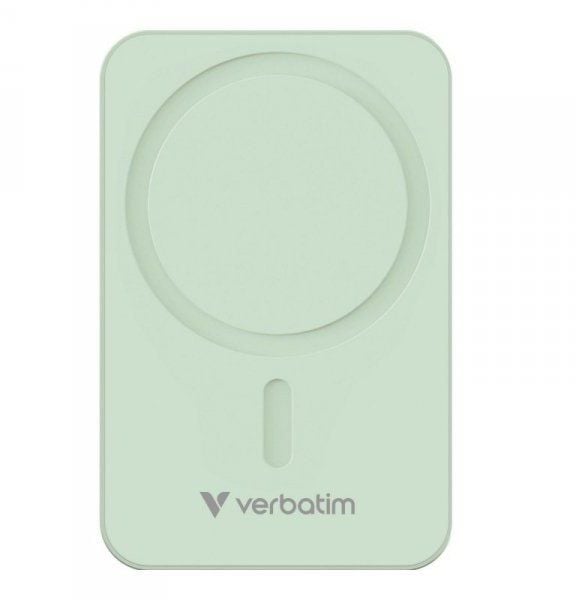 Powerbank Verbatim Charge 'n' Go Essentials Magnetic Wireless 20000mAh USB-C PD 3.0 Green. Zielone powerbanki Verbatim. Za 206.82 zł.