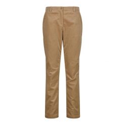 Spodnie aksamitne damskie CMP. Brązowe spodnie dresowe damskie CMP, bez wzorów, z weluru, sportowe, długie. Za 291.35 zł.