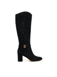 LAUREN RALPH LAUREN Kozaki Kellie 802967843001 Czarny. Czarne kozaki damskie Lauren Ralph Lauren, bez wzorów, ze skóry, bez obcasa, na słupku, bez zapięcia. Za 1,299.00 zł.