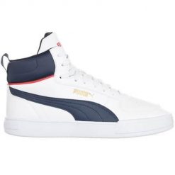 Buty do chodzenia męskie Puma Caven Mid. Białe buty sportowe męskie Puma, bez wzorów, z materiału, bez zapięcia, trekkingowe. Za 283.00 zł.