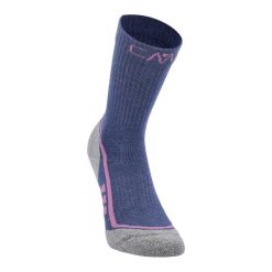 Skarpety trekkingowe damskie CMP SUPERSOFT50 wygodne oddychające. Niebieskie skarpetki damskie CMP, bez wzorów, z bawełny. Za 69.00 zł.