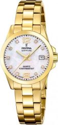 Zegarek damski Festina F20050-1 CYRKONIE złoty. Żółte zegarki damskie Festina, złote. Za 1,314.70 zł.