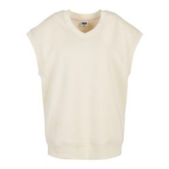 Bluza damska Urban Classics Oversized. Białe bluzy damskie Urban Classics, bez wzorów, bez ramiączek, bez kaptura. Za 183.50 zł.