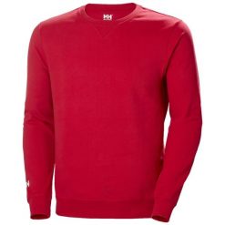 Bluza okrągły dekolt Helly Hansen PS. Czerwone bluzy męskie Helly Hansen, m, bez wzorów, z bawełny, bez ramiączek, bez kaptura. Za 391.50 zł.