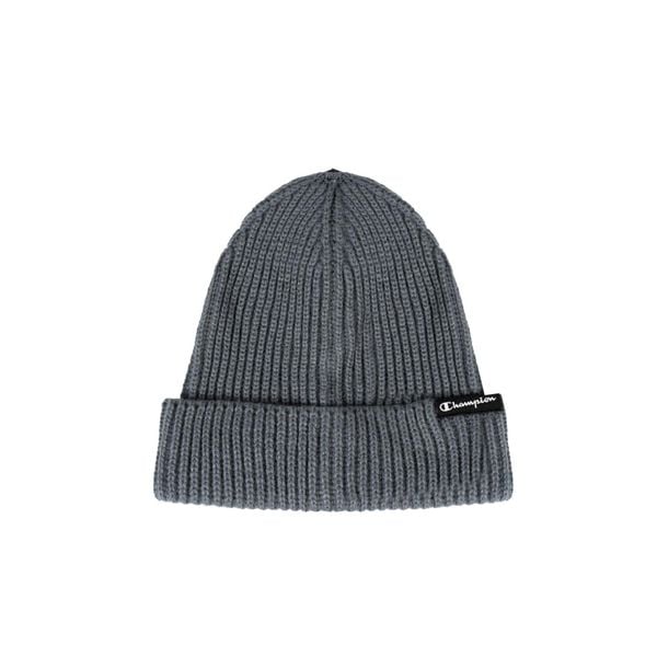 Czapka outdoor zimowa unisex Beanie. Szare czapki damskie Champion, na zimę, bez wzorów, sportowe. Za 93.00 zł.