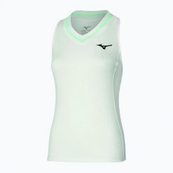 Damski tank top Mizuno. Białe topy damskie Mizuno, bez wzorów, eleganckie, bez kołnierzyka, bez ramiączek. Za 219.50 zł.