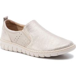 Półbuty LASOCKI - BOGNA-18 Beige. Brązowe półbuty damskie Lasocki, bez wzorów, ze skóry, bez obcasa, na płaskiej podeszwie, bez zapięcia. Za 169.99 zł.